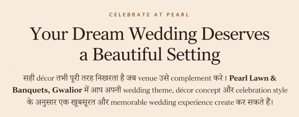 Your Dream Wedding Deserves
a Beautiful Setting